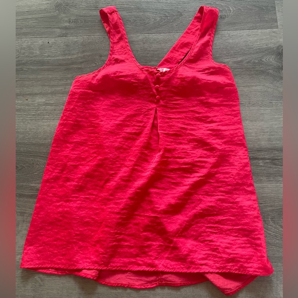 Candie’s Vibrant Pink Tank-Top - Picture 1 of 2